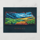 Search for kansas state postcards America