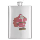 Search for santa claus flasks Xmas