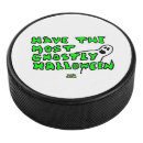 Search for halloween hockey pucks Ghost