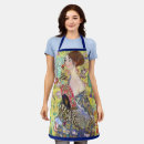 Search for vintage lady aprons Lady with fan