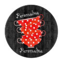 Search for red polka dots chopping boards White