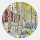 Search for forest cabin stickers Landscape