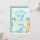 Search for the big one 1st birthday invitations Surfing