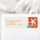 Search for white starfish return address labels Summer