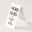 Search for motivational quotes business cards Work