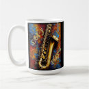 Search for saxophone player mugs Blues