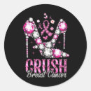Search for pink high heel stickers Cancer