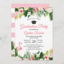 Search for flamingo graduation invitations Watercolor