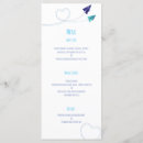 Search for plane wedding menus Blue