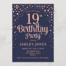 Search for girls 19th birthday invitations For her