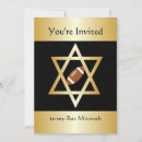 Search for football bar bat mitzvah invitations Star of david