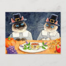 Search for thanksgiving cat postcards Funny