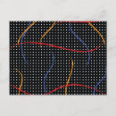 Search for black and white geometric patterns postcards Modern