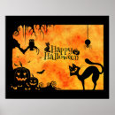 Search for black cat halloween posters Pumpkin