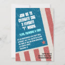 Search for independence day invitations Stars and stripes