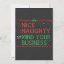 Search for naughty or nice invitations Santa