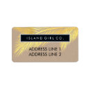 Search for palm fronds return address labels Summer