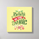 Search for christmas canvas prints Believe
