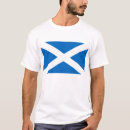 Search for scottish flag tshirts White