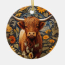 Search for highland cow christmas tree decorations Animal