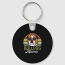 Search for bulldog round key rings Birthday