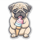 Search for funny ice cream stickers Dog