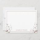 Search for flowers note cards Minimalist