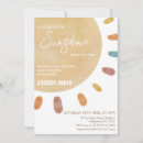 Search for ray of sunshine baby shower invitations Modern