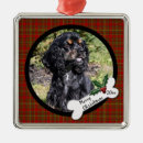 Search for cocker spaniel christmas tree decorations Red