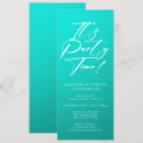 Search for turquoise 40th birthday invitations Modern