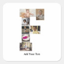 Search for white monogram f stickers Black and white