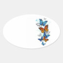 Search for flying oval stickers White