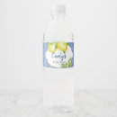 Search for lemon water bottle labels Floral