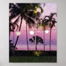Search for sunset beach posters Watercolor