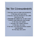 Search for 10 commandements posters Scripture