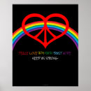 Search for peace joy posters Rainbow