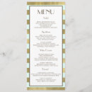 Search for gold foil menus Reception