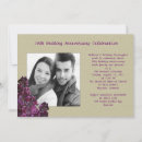 Search for purple vow renewal invitations Rustic