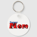 Search for super mum key rings Supermom