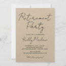 Search for calligraphy farewell party invitations Simple