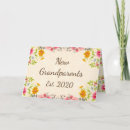 Search for grandparents to be cards Floral