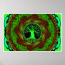 Search for celtic tree posters Green