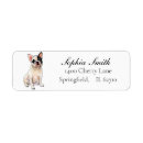 Search for bull dog return address labels Pet