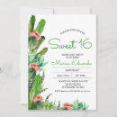 Search for fiesta sweet 16 invitations Succulents