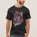 Search for client tshirts Cosmetologist