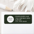 Search for your company logo return address labels Round