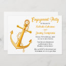 Search for boat engagement party invitations Anchor