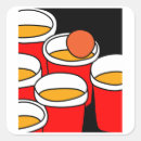 Search for drinking game stickers Beer pong