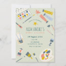 Search for painter 5x7 invitations Watercolor