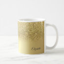 Search for silver and gold mugs Glitter